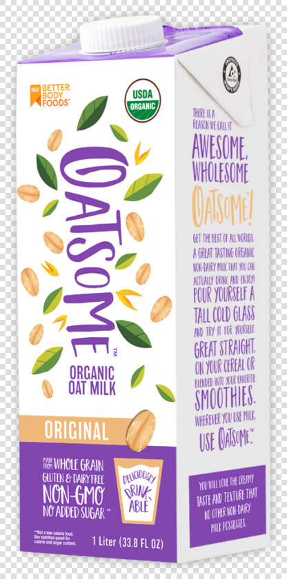 Oatsome Oat Milk  HD Png DownloadTransparent PNG