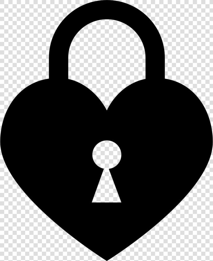 Locked Svg Png Icon   Heart Lock Icon Transparent  Png DownloadTransparent PNG