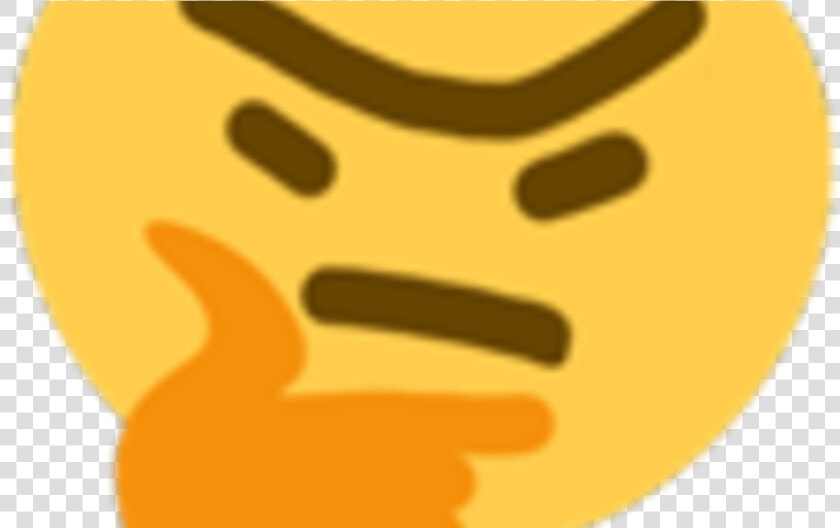 Thronking Thinking Face Emoji Know Your Meme   Png  Transparent PngTransparent PNG