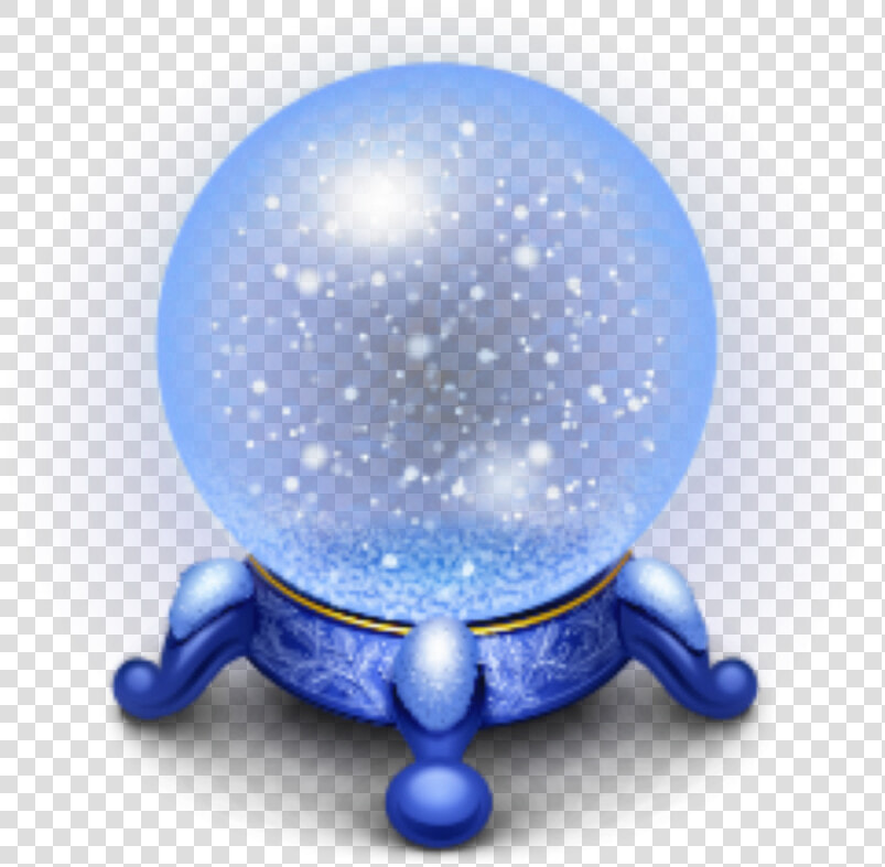 Mq Glob Snowglobe Winter Snow Blue Decoration   Magic Mind Reader Hd  HD Png DownloadTransparent PNG