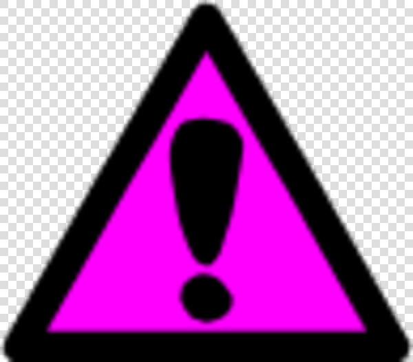 Attention Clipart Craft Projects Symbols Clipartoons   Pink Warning Sign Png  Transparent PngTransparent PNG