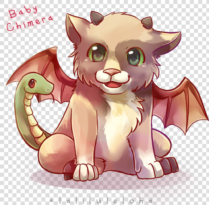 Myth Babies Chimera By   Cute Chimera Drawing  HD Png DownloadTransparent PNG