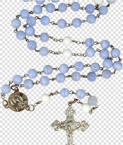 Rosary Clipart Png   Blue Rosary With Transparent Background  Png DownloadTransparent PNG