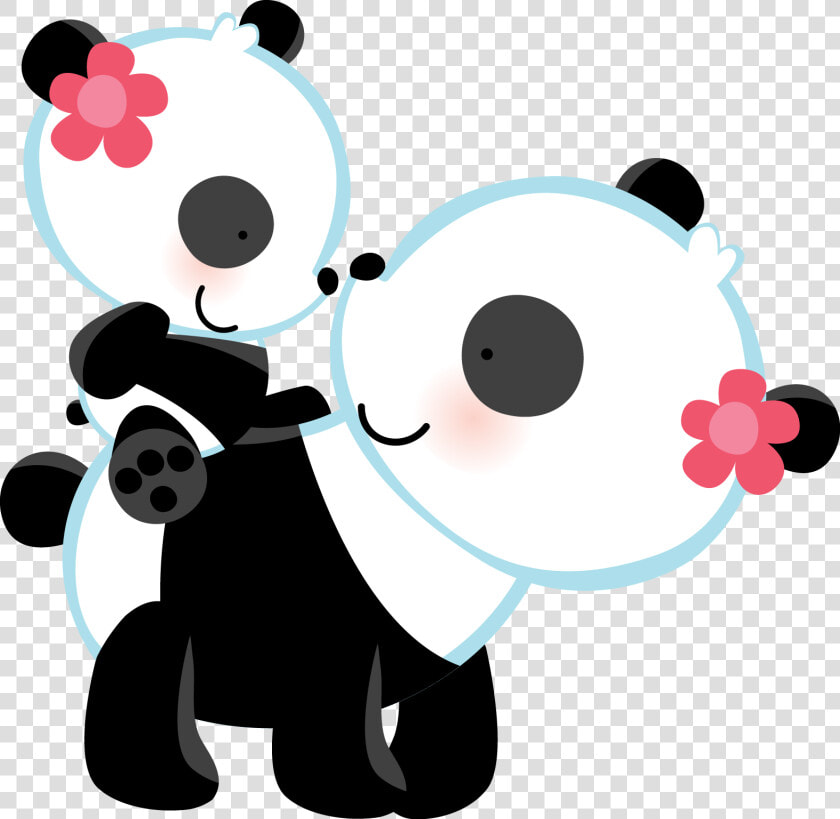 Zwd Babylove Pandas Png   Mom And Baby Panda Clipart  Transparent PngTransparent PNG