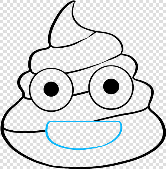 How To Draw Poop Emoji   Draw A Poop Emoji  HD Png DownloadTransparent PNG