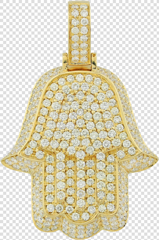 3d Hamsa Pendant 14k Yg   Locket  HD Png DownloadTransparent PNG