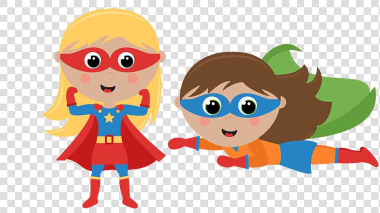 Superhero Clip Art Free   Png Download   Superhero Boy And Girl Clipart  Transparent PngTransparent PNG