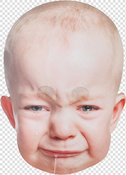 Clip Art Bobble Hedz Mask Seasons   Crying Baby Face Transparent  HD Png DownloadTransparent PNG