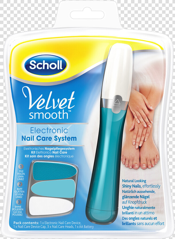 Scholl Velvet Smooth Nail Care System  HD Png DownloadTransparent PNG