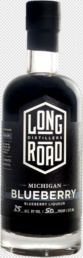 Michigan Blueberry Long Road Distillers   Glass Bottle  HD Png DownloadTransparent PNG