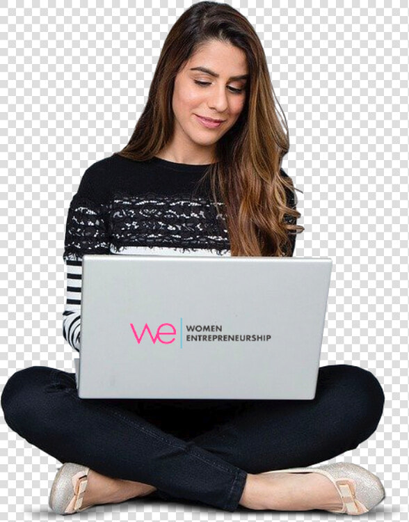 Mulher Com Computador   Education  HD Png DownloadTransparent PNG