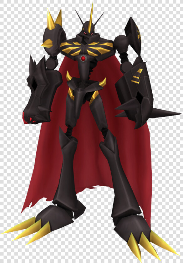 Omnimon Zwart   Action Figure  HD Png DownloadTransparent PNG