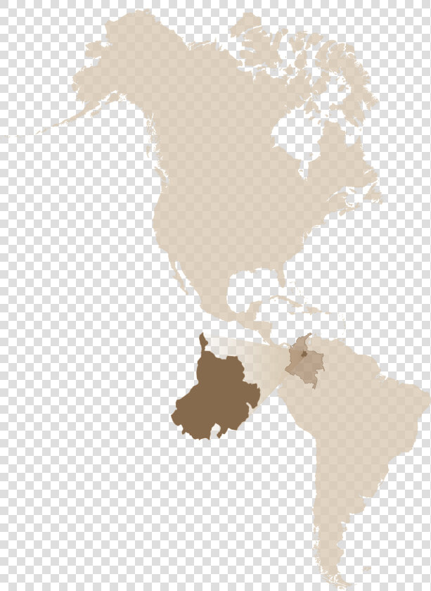 Mapa Santander Barichara   Map Of North America With Mexico Highlighted  HD Png DownloadTransparent PNG