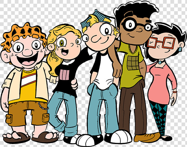 Friends Clipart High School Student   High School Friends Cartoon  HD Png DownloadTransparent PNG