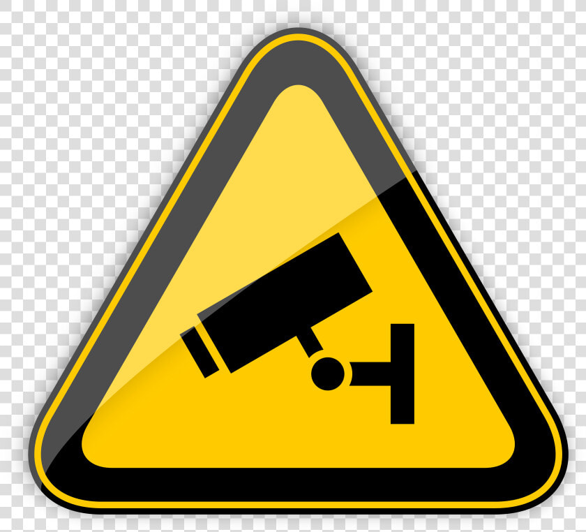 Cctv In Operation Warning Sign Png Clipart   Bio Hazard Sign Png  Transparent PngTransparent PNG