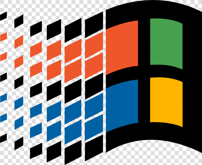 Vaporwave Clipart Windows 95 Pencil And In Color   Windows 95 Logo Png  Transparent PngTransparent PNG