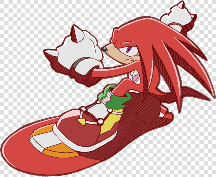 Knuckles The Echidna Sonic Riders   Png Download   Knuckles The Echidna Sonic Riders  Transparent PngTransparent PNG