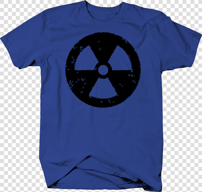 Distressed Biohazard Nuclear Symbol Color T Shirt   Boss T Shirts Animal  HD Png DownloadTransparent PNG