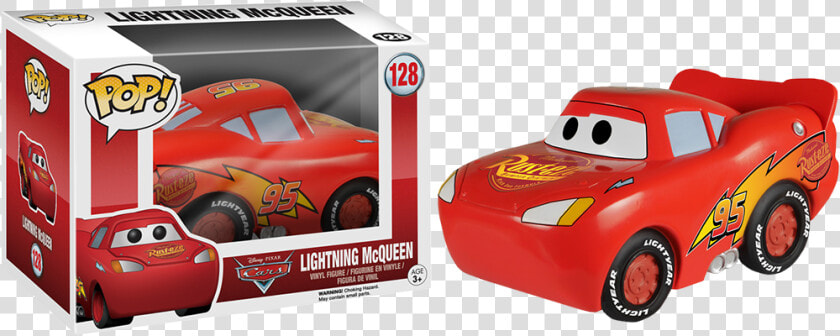 Mcqueen Pop Vinyl Figure   Lightning Mcqueen Funko Pop  HD Png DownloadTransparent PNG