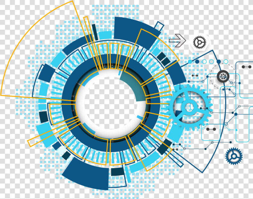 Circle Vector Tech   4th Industrial Revolution Logo  HD Png DownloadTransparent PNG