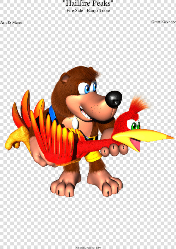 Banjo Kazooie Smash Bros Ultimate Render   Transparent   Sonic And Banjo Kazooie  HD Png DownloadTransparent PNG