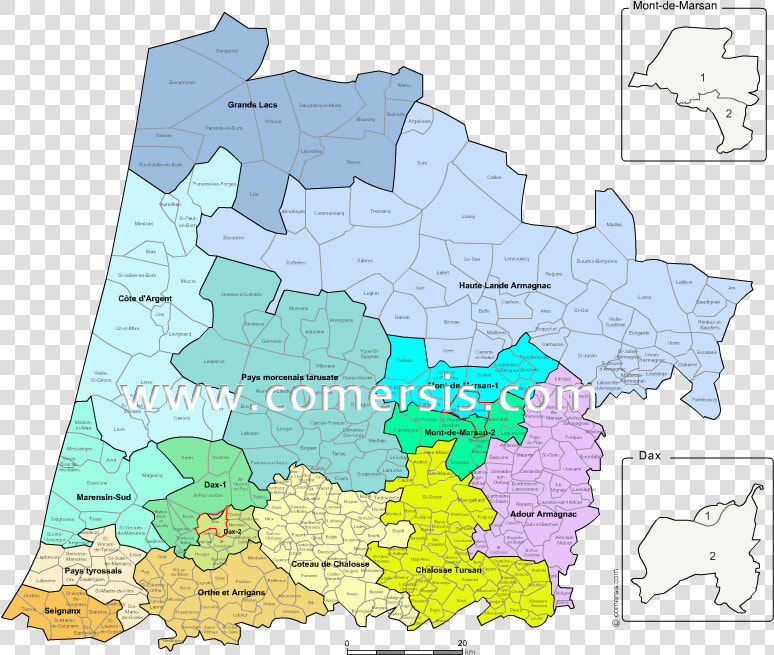 Add To Cart Landes Counties Map With Names For Word  HD Png DownloadTransparent PNG