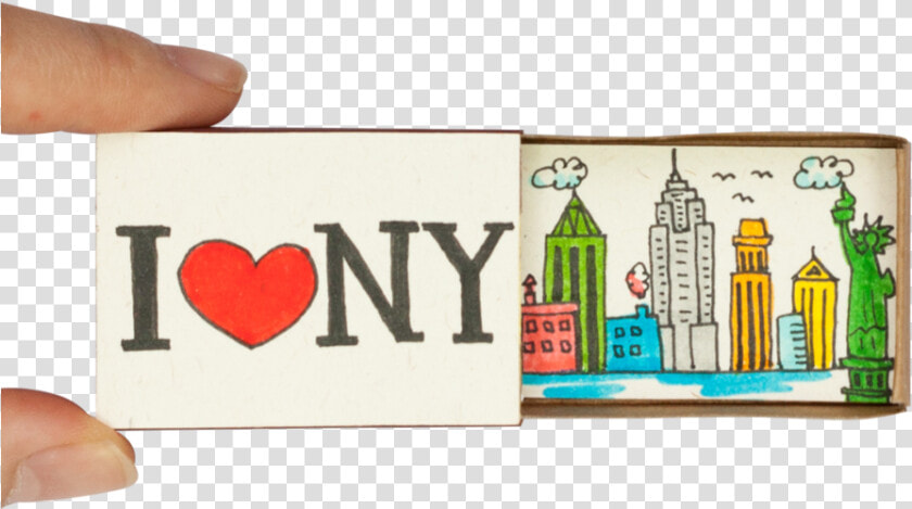 I Love Ny Matchbox Card  HD Png DownloadTransparent PNG