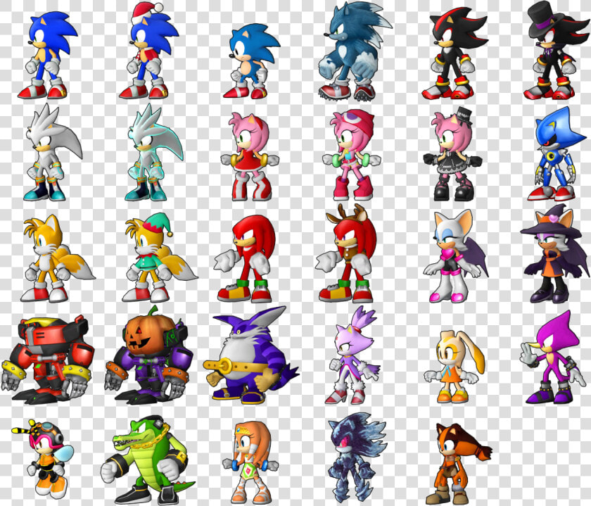 Character Roster i’ll Update It When New Characters   Sonic Runners Characters  HD Png DownloadTransparent PNG