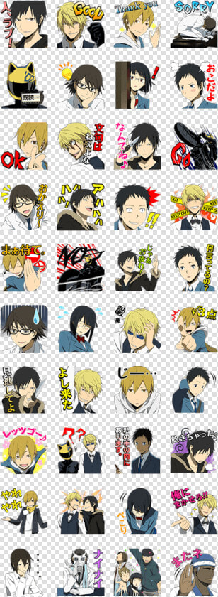 Durarara   Ensemble Stars Telegram Stickers  HD Png DownloadTransparent PNG