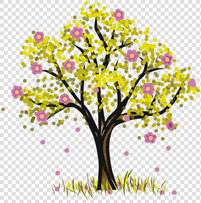 Tree  Trees  Green  Leaf  Flower  Flowering Tree   Green Leaf Flower  HD Png DownloadTransparent PNG