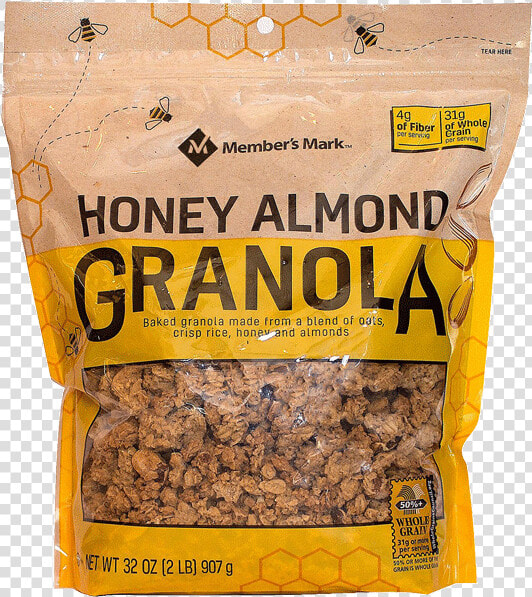 Member  39 s Mark Honey Almond Granola  HD Png DownloadTransparent PNG