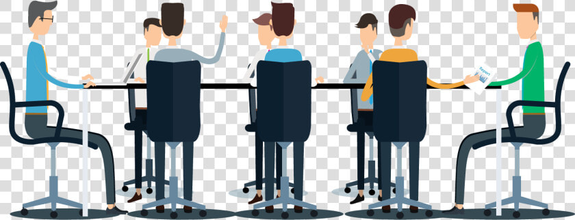 Transparent People Sitting At A Table Png   Group Meeting Word  Png DownloadTransparent PNG