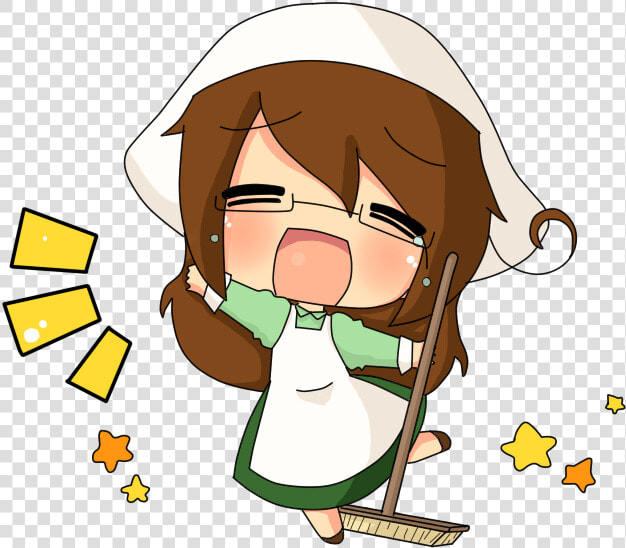 Base78 Waving Chibi By Super Pixels   Chibi Anime Girl Happy  HD Png DownloadTransparent PNG