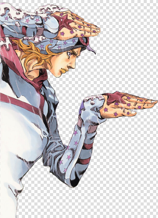 Transparent Jojo Menacing Png   Johnny Joestar Pose  Png DownloadTransparent PNG