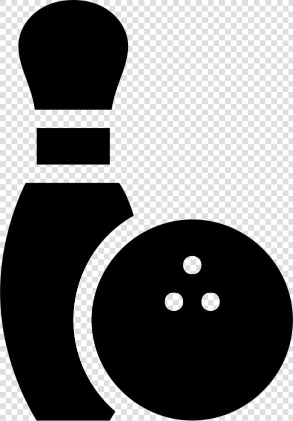 Bowling Pin And Ball   Bowling Pins Silhouette Png  Transparent PngTransparent PNG