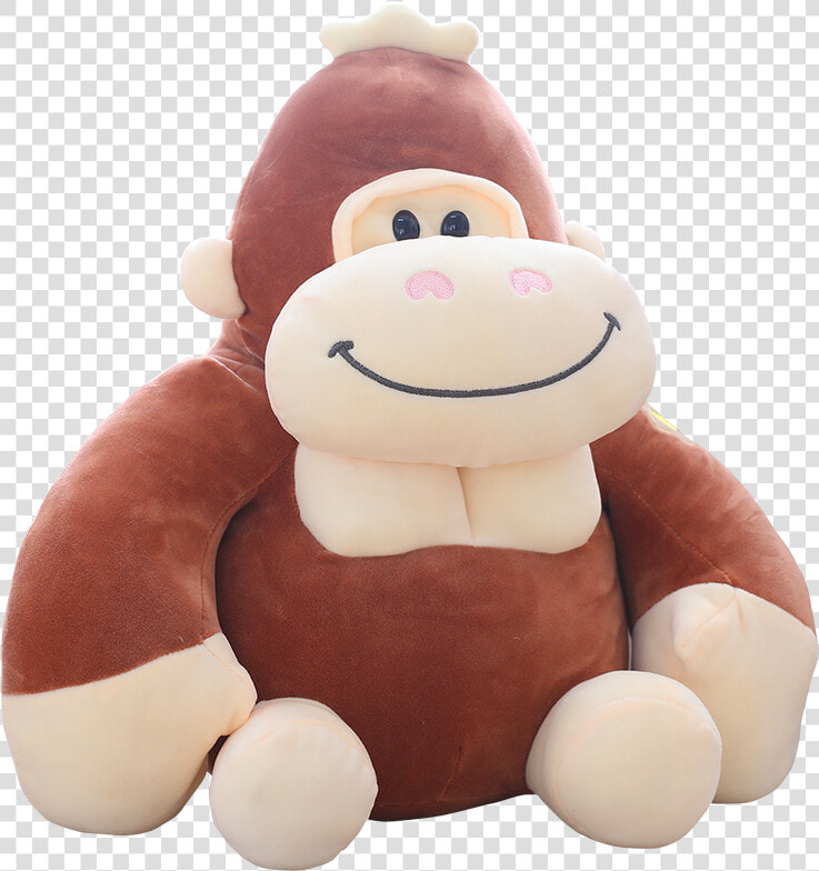 Monkey Doll  Gorilla  King Kong Pillow  Cloth Doll    Stuffed Toy  HD Png DownloadTransparent PNG