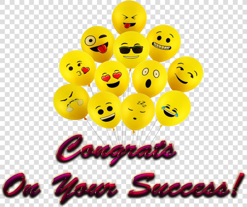 Congrats On Your Success Png Free Background   Smiley  Transparent PngTransparent PNG