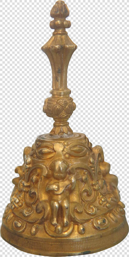 Vienna Gilt Bronze Dinner Bell  Turn Of 20th Century   Antique  HD Png DownloadTransparent PNG