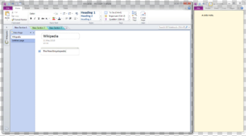 Microsoft Onenote 2010  HD Png DownloadTransparent PNG