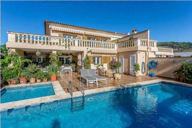 Sunny Family House With Swimming pool Near Palma De   Villa  HD Png DownloadTransparent PNG