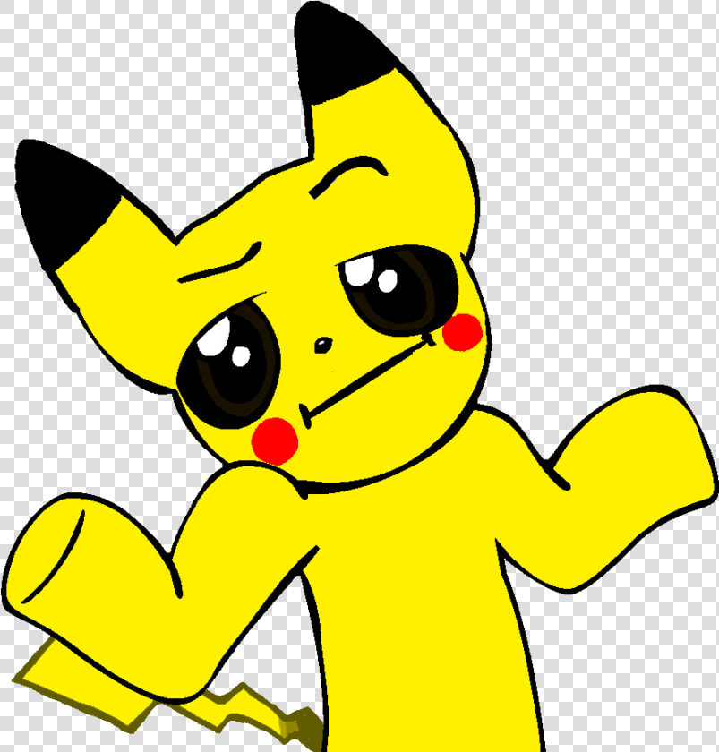 37kib  872x936  Pikachu Shrug   Meemit My Little Pony  HD Png DownloadTransparent PNG