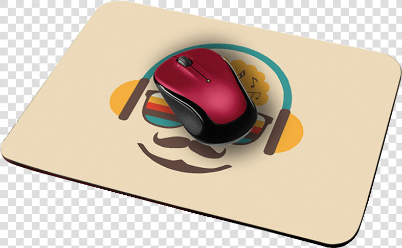 Musical Hipster Designer Leather Mouse Pad   Fast Food  HD Png DownloadTransparent PNG