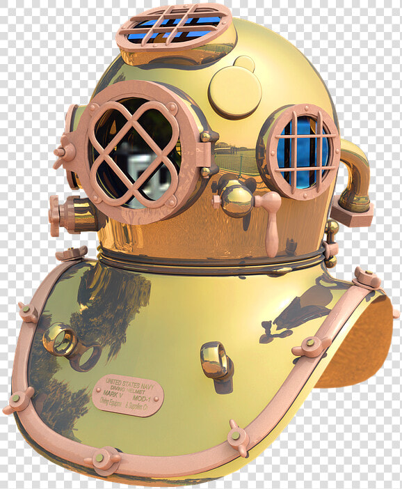 Divers Helmet  Helmet Diver  Diving  Divers  Navy   Bell Helmet Diver Png  Transparent PngTransparent PNG