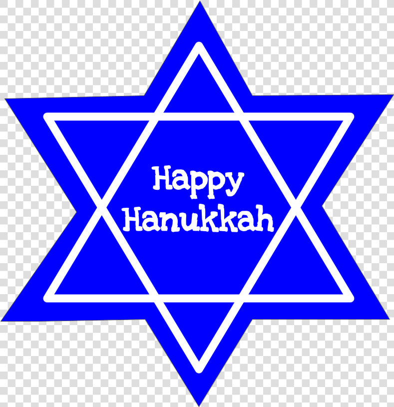 Happy Hanukkah  Star Of David  Black And White    Jewish Star  HD Png DownloadTransparent PNG