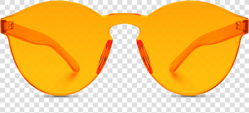 Round Tinted Orange Retro Party Sunglasses  HD Png DownloadTransparent PNG