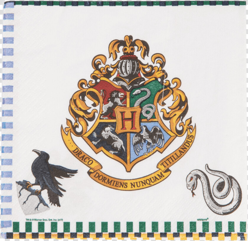 Harry Potter Napkins Reverse   Hogwarts Harry Potter  HD Png DownloadTransparent PNG