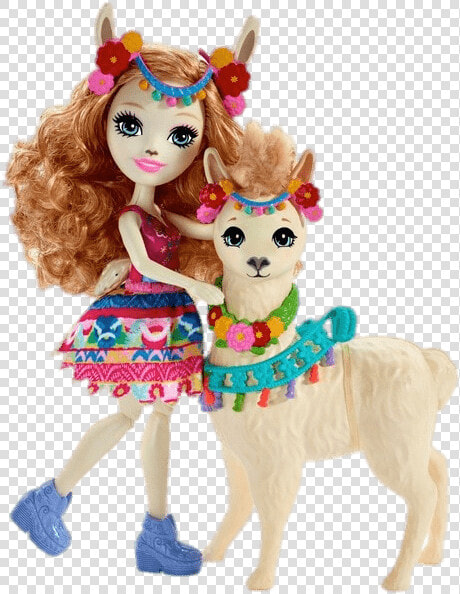 Enchantimals Lluella Llama And Fleecy   Mattel Enchantimals Llama  HD Png DownloadTransparent PNG