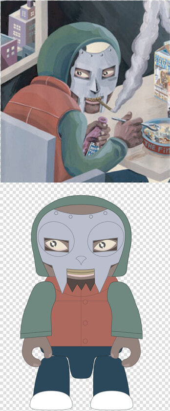 Mf Doom Custom Vinyl Toy   Mf Doom Album Cover  HD Png DownloadTransparent PNG