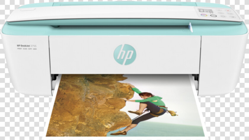 Hp Deskjet 3755 Wireless All In One Inkjet Printer  HD Png DownloadTransparent PNG