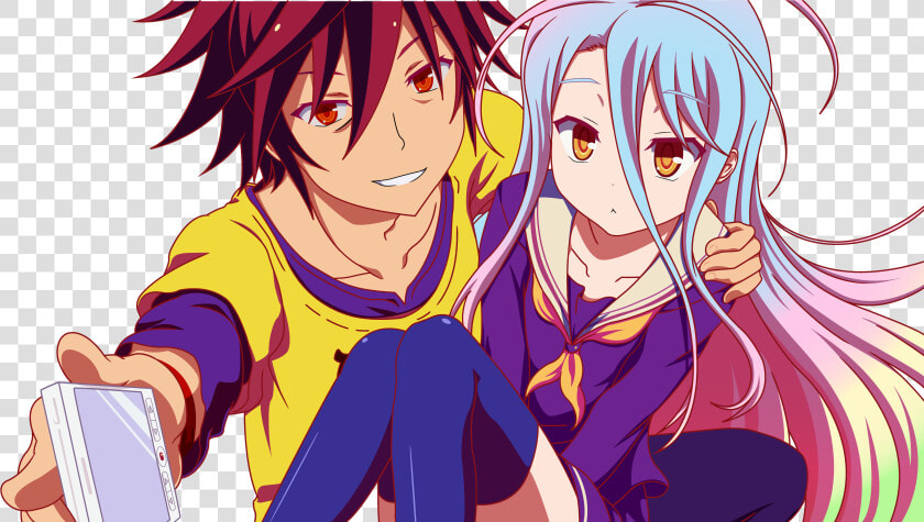 Transparent Funny Anime Png   Shiro No Game No Life Season 2  Png DownloadTransparent PNG